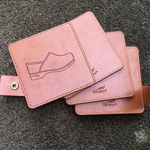 Dansko leather coastar